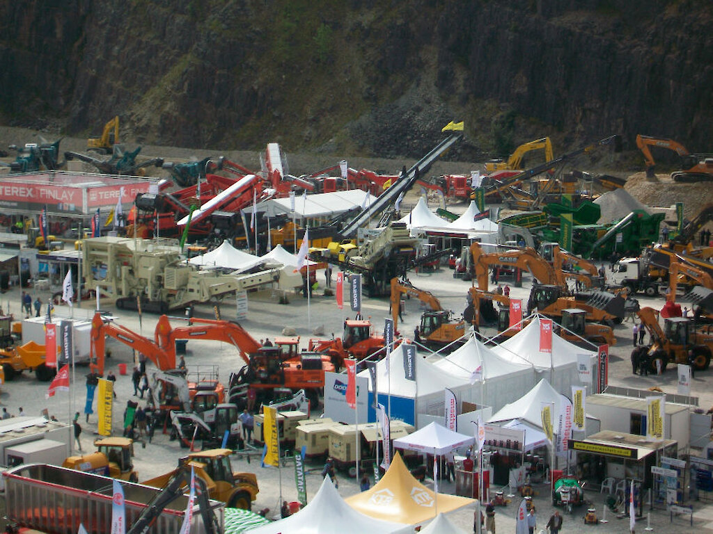 Centre of picture - Garriock Bros. Ltd stand from upper level